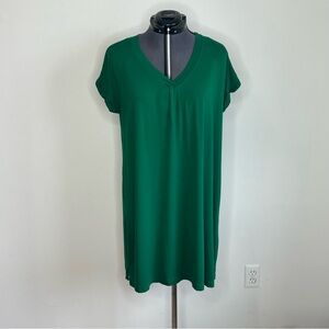 Worthington Size L Green jersey like dress
